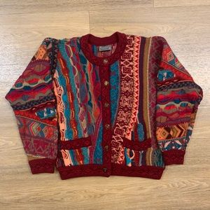 Vintage Coogi Sweater Cardigan